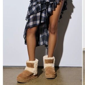 UGG Tan and Cream Winter Boots